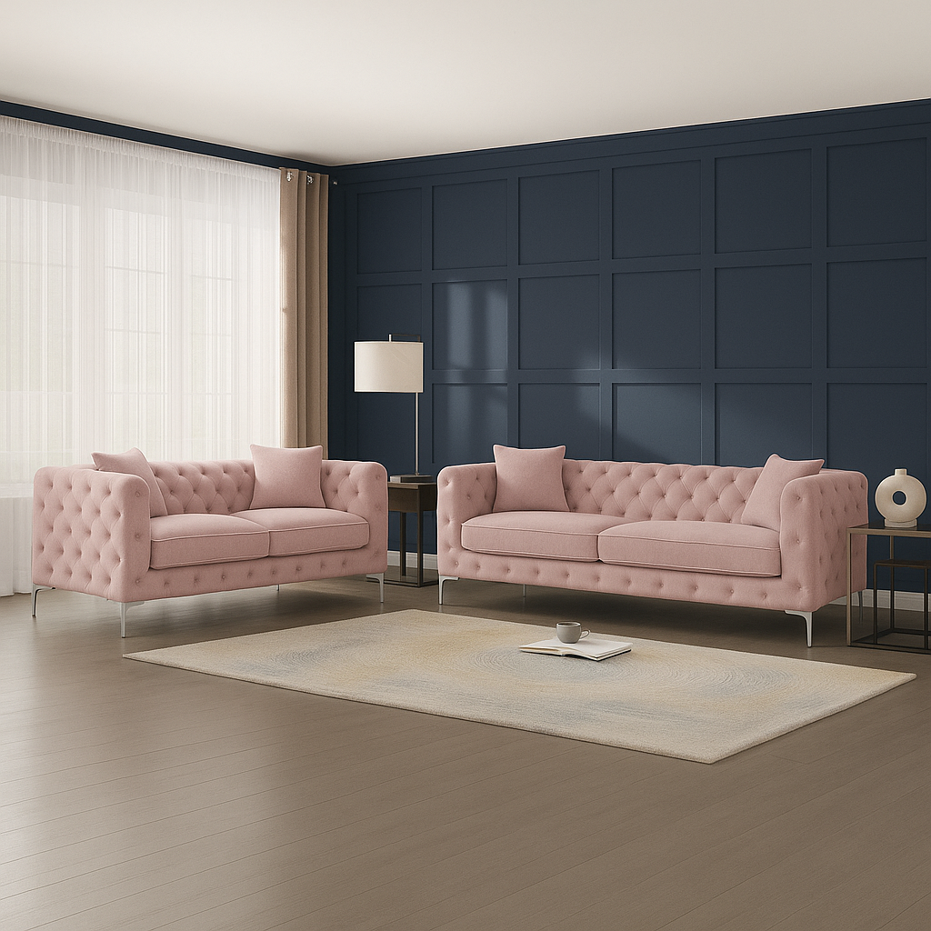 Ambassador Chesterfield Sofa | 3 + 2 Seater - Legacy Living UK