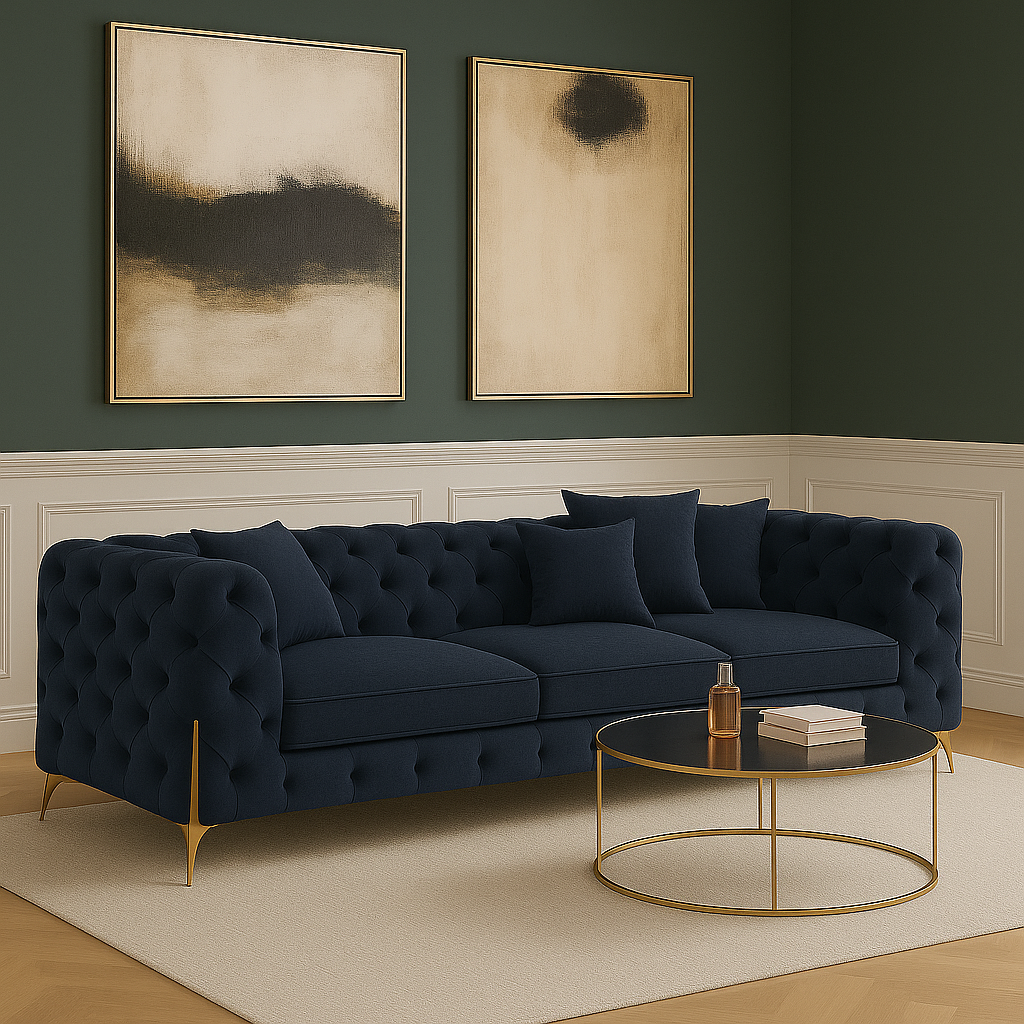 Ambassador Chesterfield Sofa | 3 Seater - Legacy Living UK