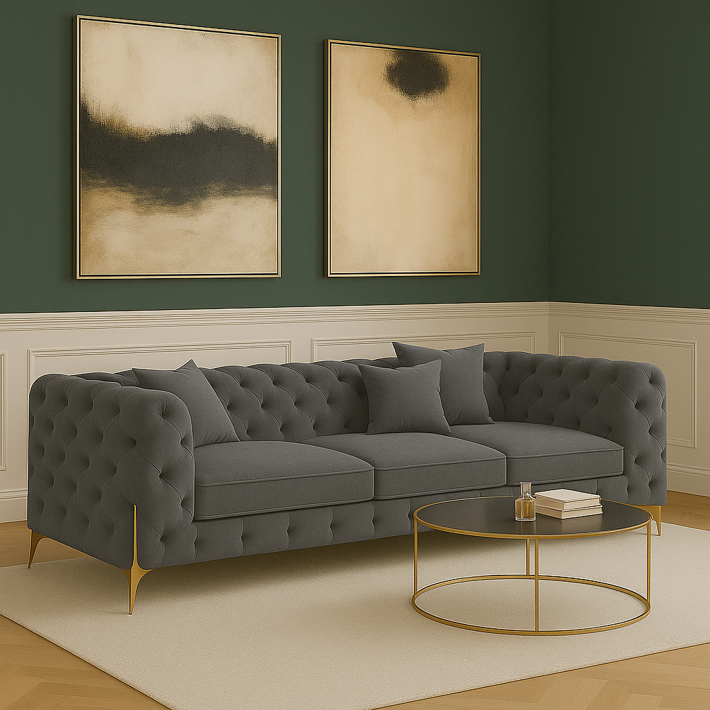 Ambassador Chesterfield Sofa | 3 Seater - Legacy Living UK