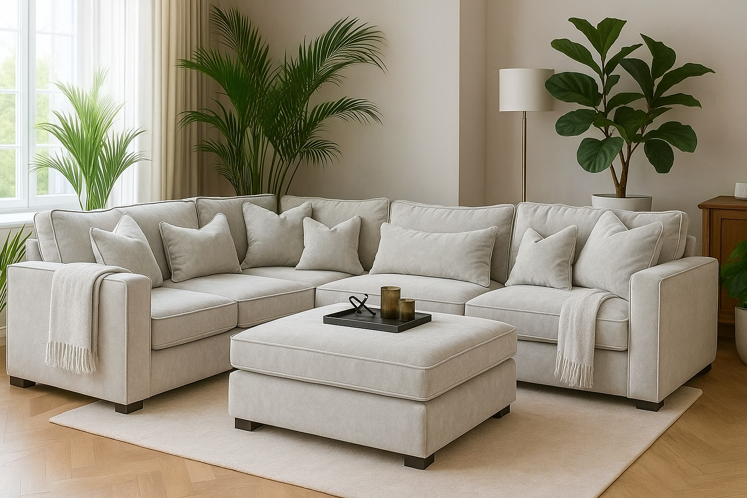 Bespoke Madrid Corner Sofa | Luxury Handcrafted Modular Design - Legacy Living UK