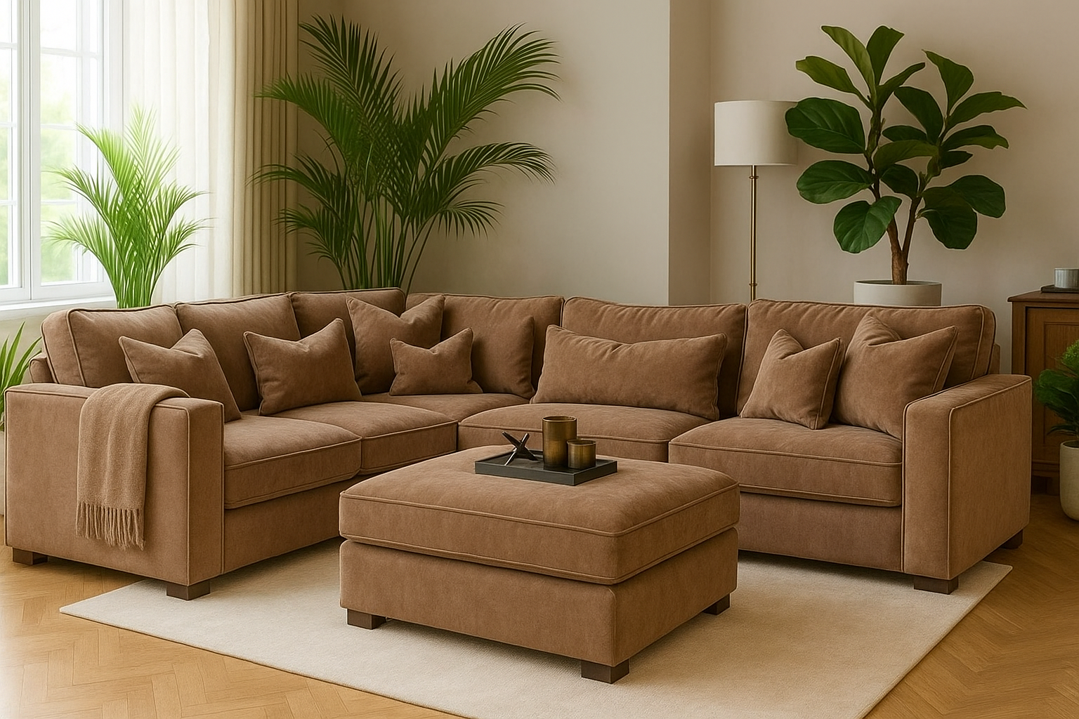 Bespoke Madrid Corner Sofa | Luxury Handcrafted Modular Design - Legacy Living UK