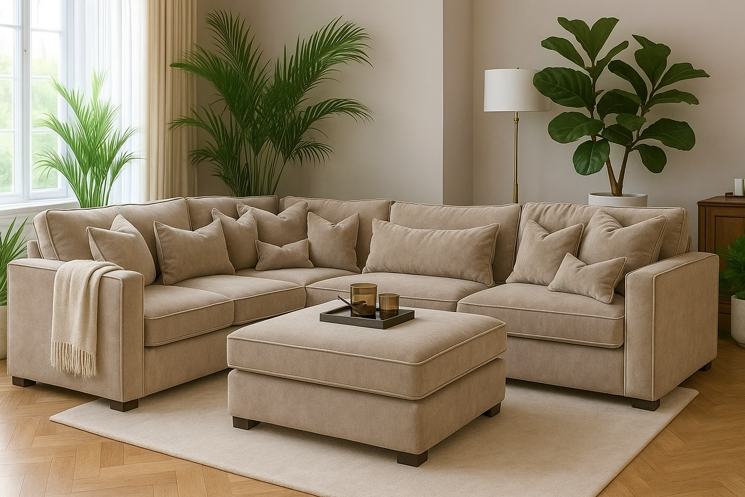 Bespoke Madrid Corner Sofa | Luxury Handcrafted Modular Design - Legacy Living UK