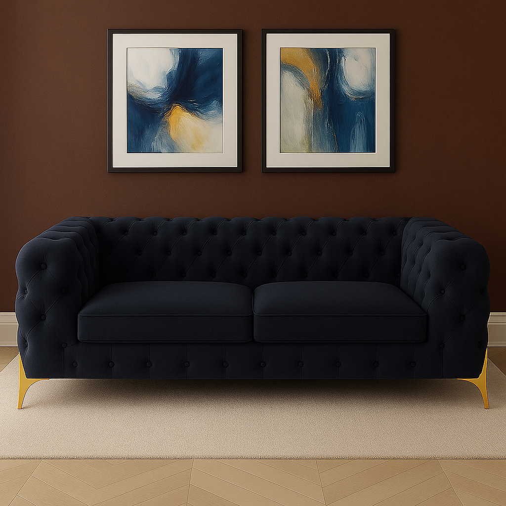 Ambassador Chesterfield Sofa | 2 Seater Sofa - Legacy Living UK