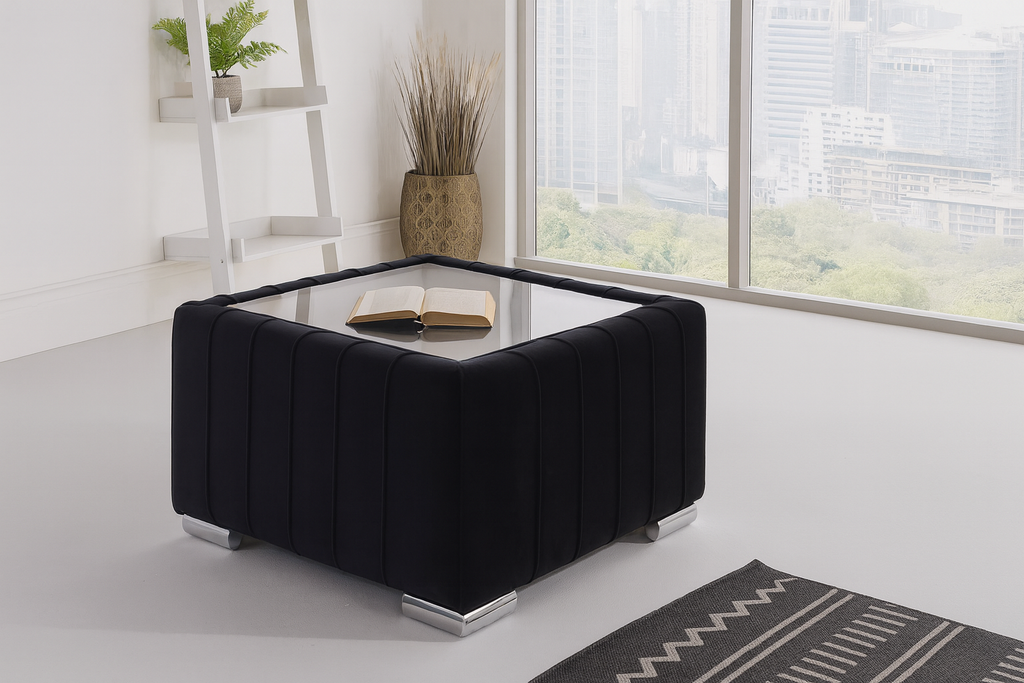 Luxury Glass Top Coffee Table - Legacy Living UK