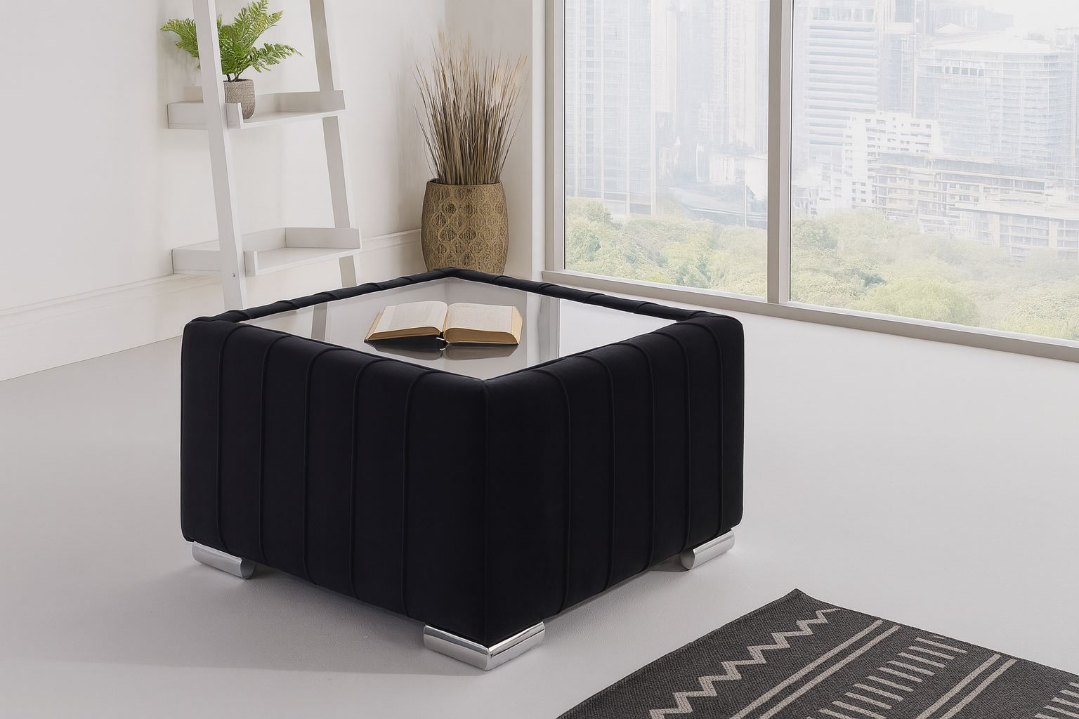 Luxury Glass Top Coffee Table - Legacy Living UK