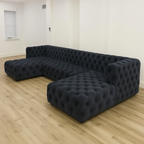 Ambassador Upholstered U Shape Sofa | Luxury Bespoke Sectional - Legacy Living UK