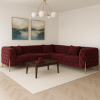 Ambassador Chesterfield Corner Sofa | Luxury L-Shaped Design - Legacy Living UK