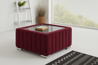 Luxury Glass Top Coffee Table - Legacy Living UK