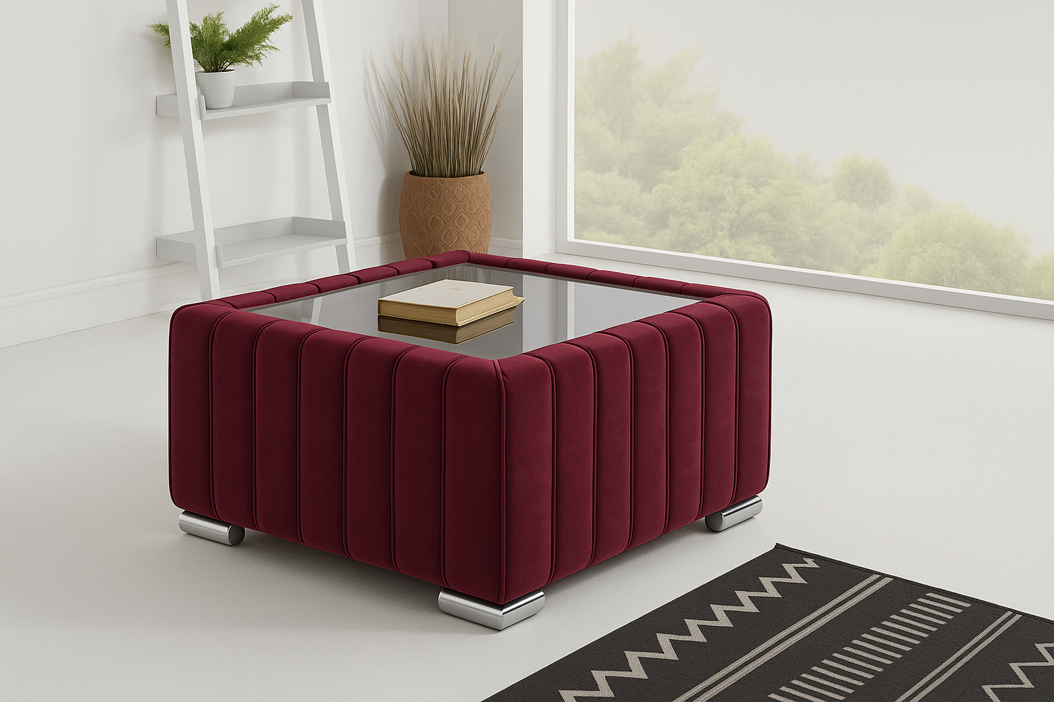 Luxury Glass Top Coffee Table - Legacy Living UK