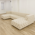 Ambassador Upholstered U Shape Sofa | Luxury Bespoke Sectional - Legacy Living UK
