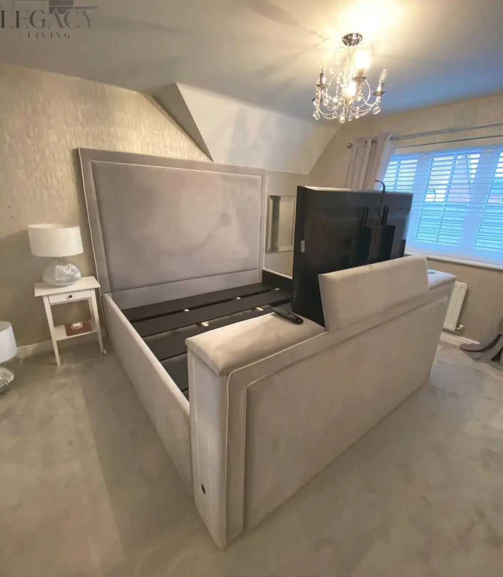 Piping Bespoke TV Bed Legacy Living UK