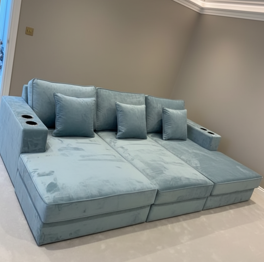 Cinema Sofa Bed with Cup Holders - Legacy Living UK