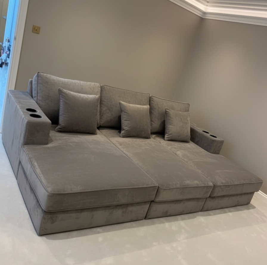 Cinema Sofa Bed with Cup Holders - Legacy Living UK