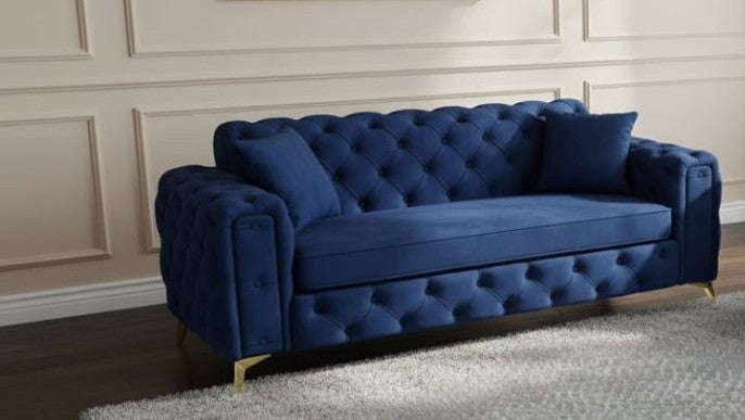 Ambassador Sofa | Dollar Sofa | Bespoke Luxury 2 seater, 3 seater, 4 seater and 5 seater with different color options of multiple fabrics of plush velvet fabric, teddy boucle fabric, naple fabric, and marble fabric - Legacy Living UK