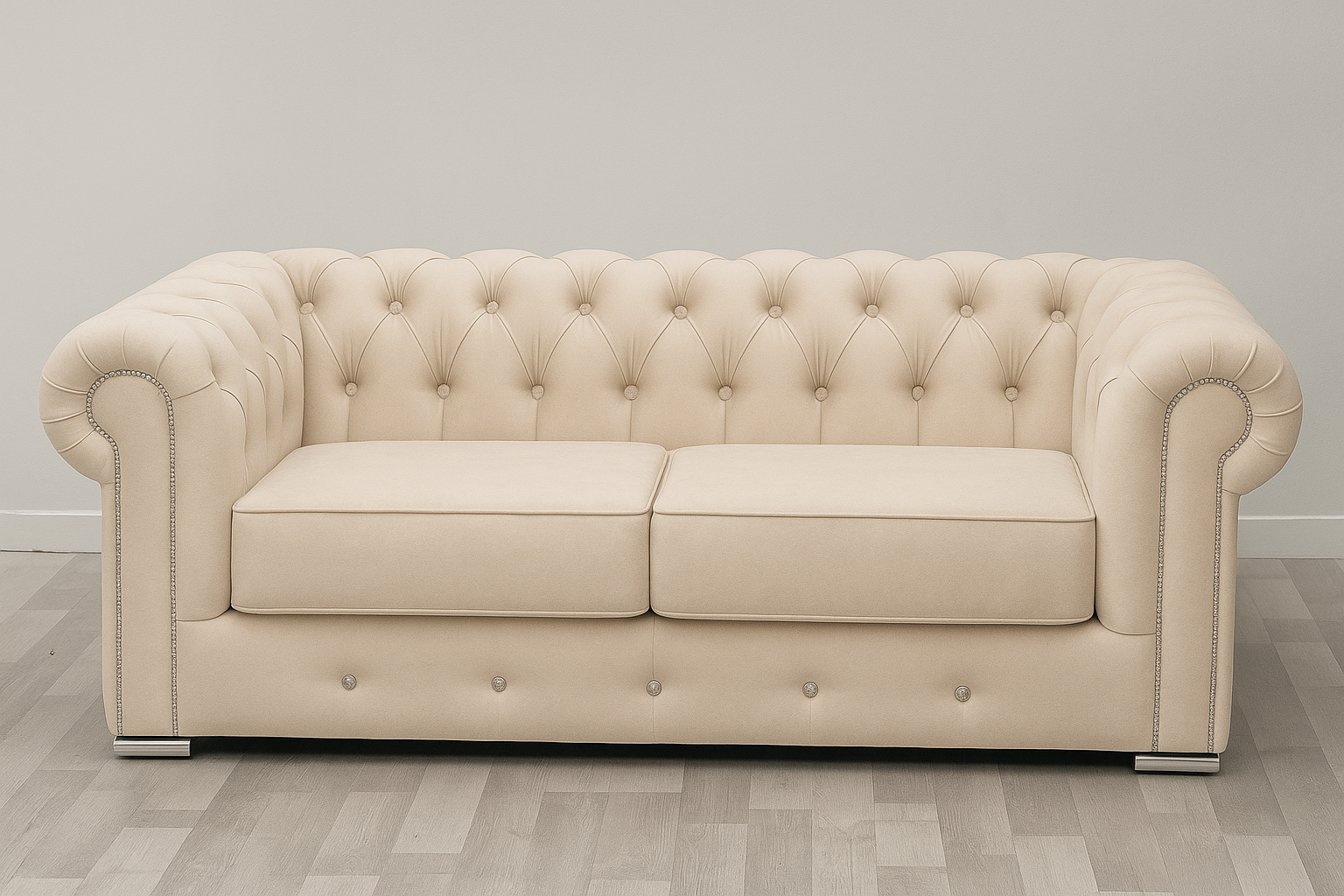 Chesterfield Italian Bespoke Sofa | 2 Seater Sofa - Legacy Living UK