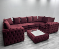 Ashton 6 Seater U-Shape Sofa | Luxury Bespoke Sofa - Legacy Living UK