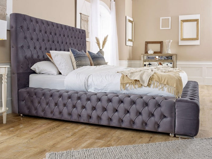 Sofia Chesterfield Fabric Bed Frame - Legacy Living UK