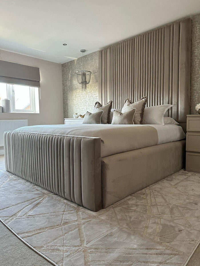 The Elysian Luxe Panelled Bedframe - Legacy Living UK