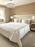 Palazzo Wide Panelled Headboard Bedframe - Legacy Living UK