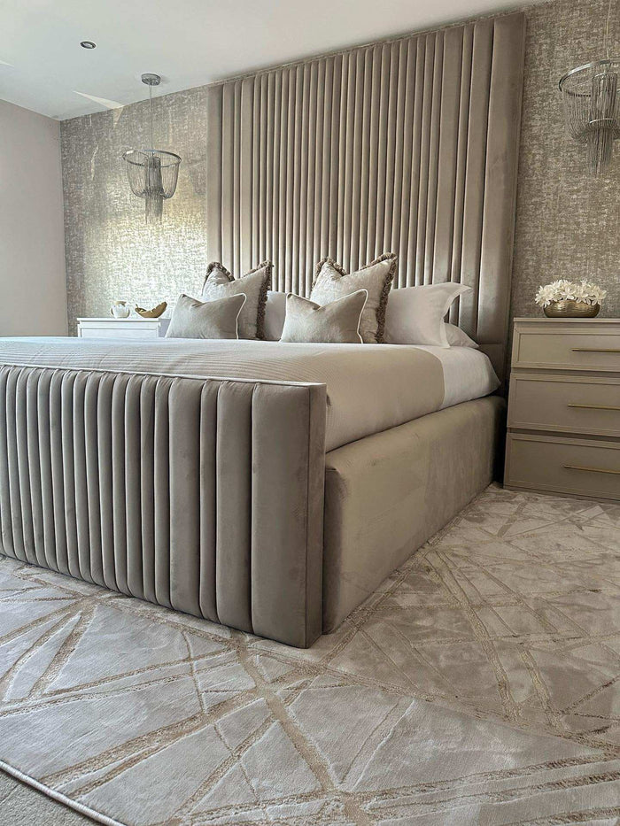 The Elysian Luxe Panelled Bedframe - Legacy Living UK