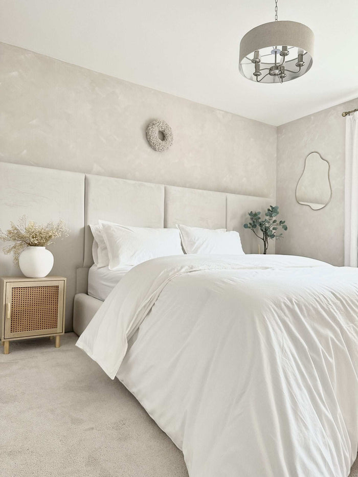 Riviera Wide Panelled Bedframe - Legacy Living UK