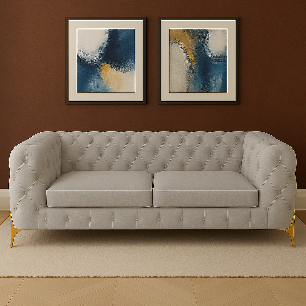 Ambassador Chesterfield Sofa | 2 Seater Sofa - Legacy Living UK