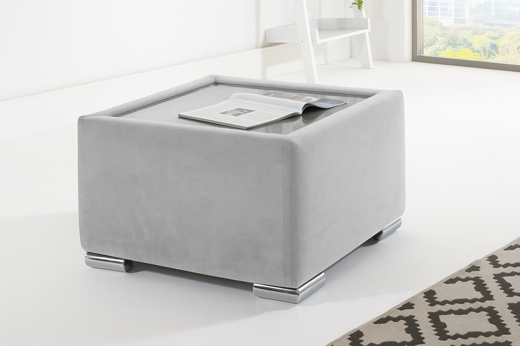 Plain Glass Top Coffee Table - Legacy Living UK