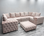 Ashton 6 Seater U-Shape Sofa | Luxury Bespoke Sofa - Legacy Living UK