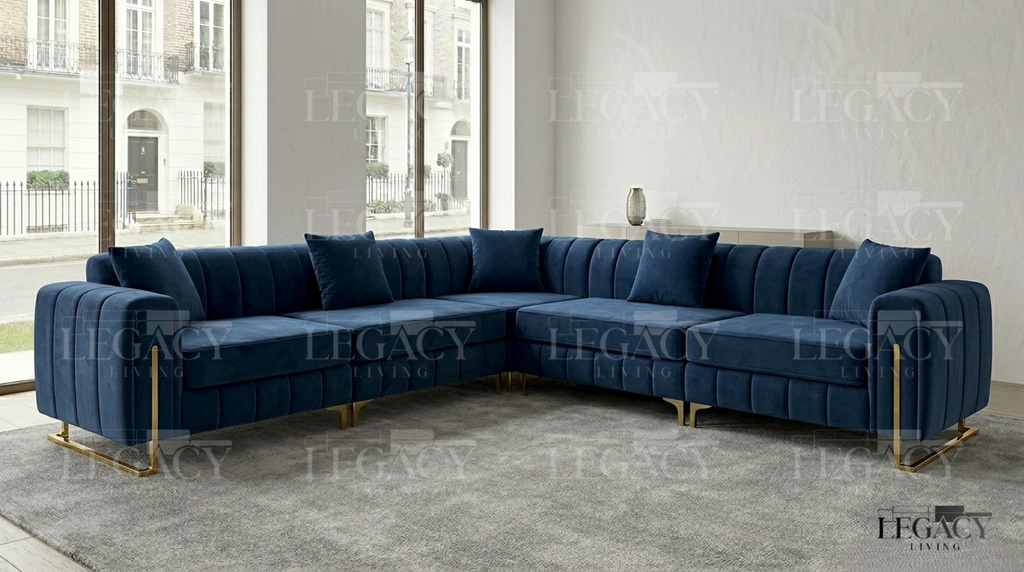 Romantica Corner Sofa | Bespoke L-Shaped Upholstered Design Legacy Living UK