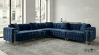 Romantica Corner Sofa | Bespoke L-Shaped Upholstered Design Legacy Living UK
