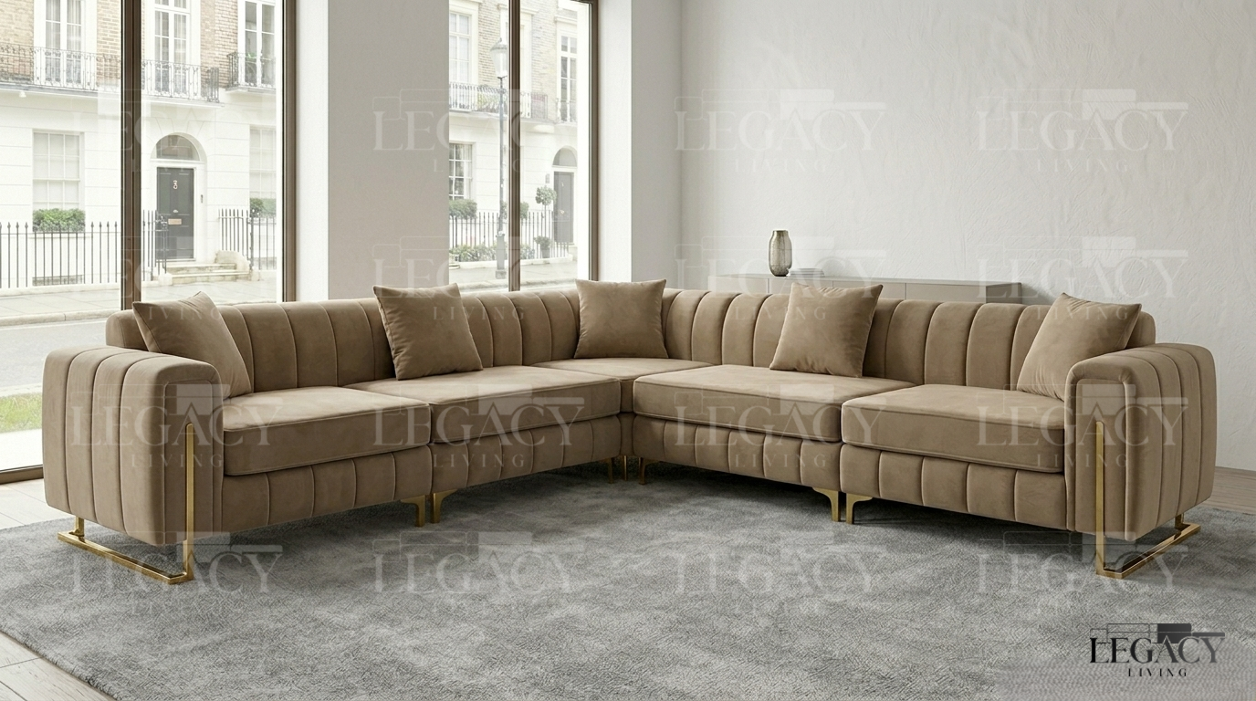 Romantica Corner Sofa | Bespoke L-Shaped Upholstered Design