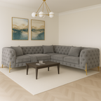 Ambassador Chesterfield Corner Sofa | Luxury L-Shaped Design - Legacy Living UK