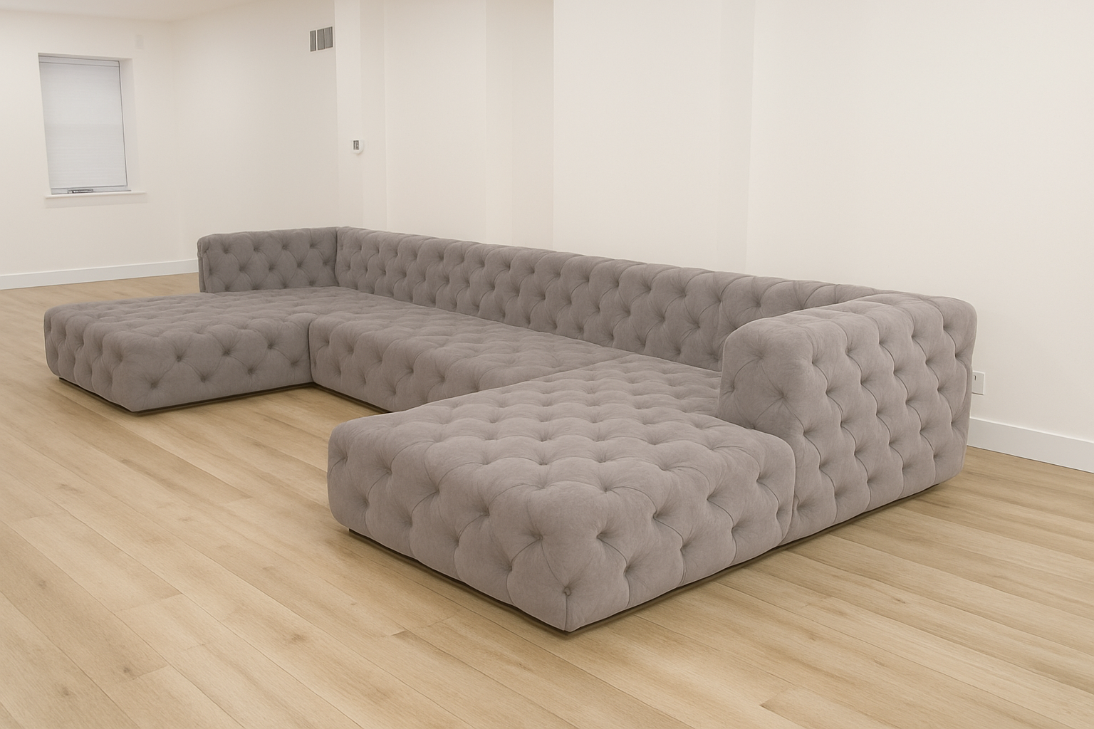 Ambassador Upholstered U Shape Sofa | Luxury Bespoke Sectional - Legacy Living UK